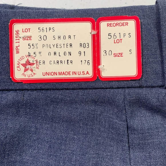 NEW USPS Uniform Pants Trousers USA MADE 20 22 29 30 40 46 48 52 54 - Picture 2 of 16